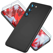 Handy Hülle Matt 0,3mm Dünn für Samsung Galaxy S23 Plus, 2x Displayglas
