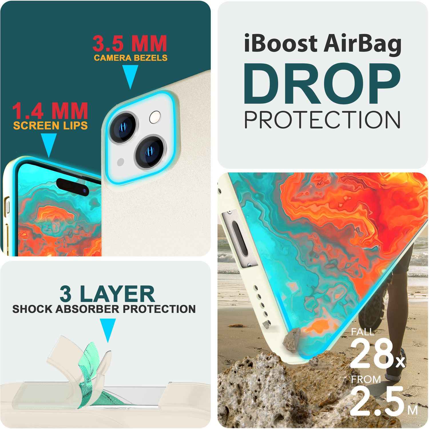 Dünne 0,5mm Hülle für iPhone 15 Plus Hard Case Ultra Slim Handyhülle Schutzhülle