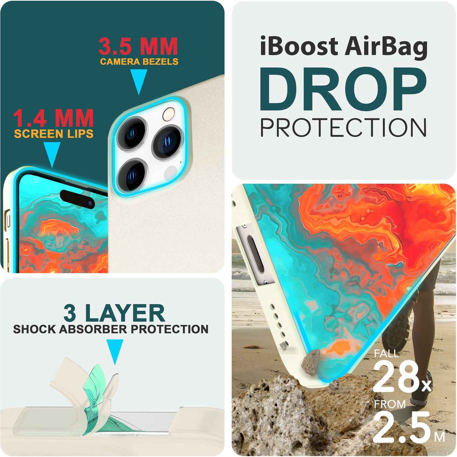 Dünne 0,5mm Hülle für iPhone 15 Pro Hard Case Ultra Slim Handyhülle Schutzhülle