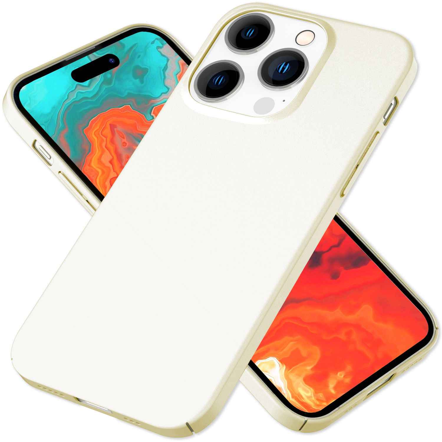 Dünne 0,5mm Hülle für iPhone 15 Pro Max Hard Case Ultra Slim Schutz Handyhülle