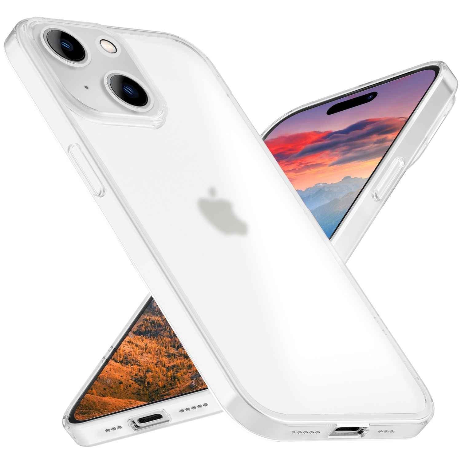 Ultra Dünne 0,3mm Hülle für iPhone 15 Matt Slim Case Handyhülle Hart Schutzhülle