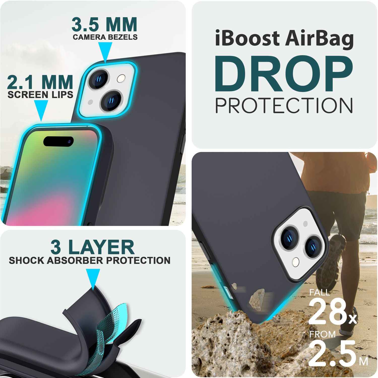 MagSafe Hülle für iPhone 15 Liquid Silikon Handyhülle Magnet Case Schutzhülle