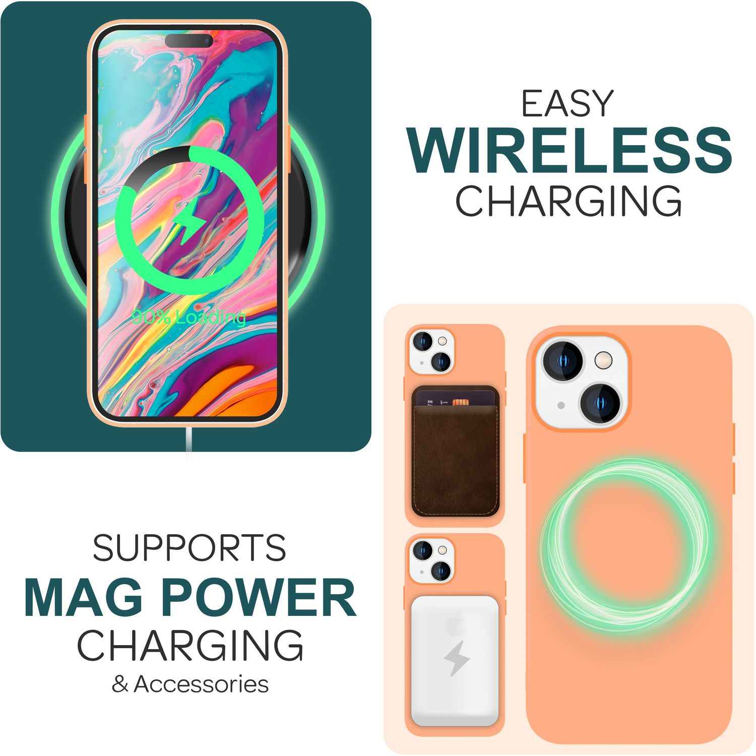 MagSafe Hülle für iPhone 15 Plus Liquid Silikon Schutz Handyhülle Magnet Case