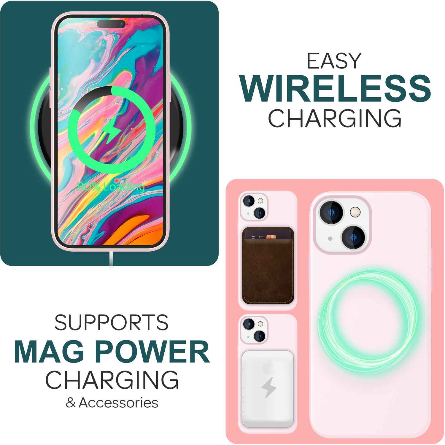MagSafe Hülle für iPhone 15 Plus Liquid Silikon Schutz Handyhülle Magnet Case