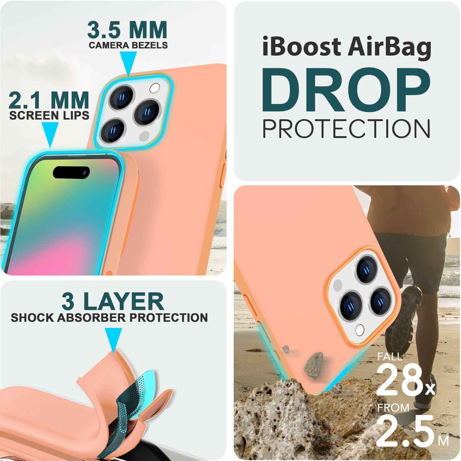 MagSafe Hülle für iPhone 15 Pro Max Liquid Silikon Handyhülle Magnet Case Schutz