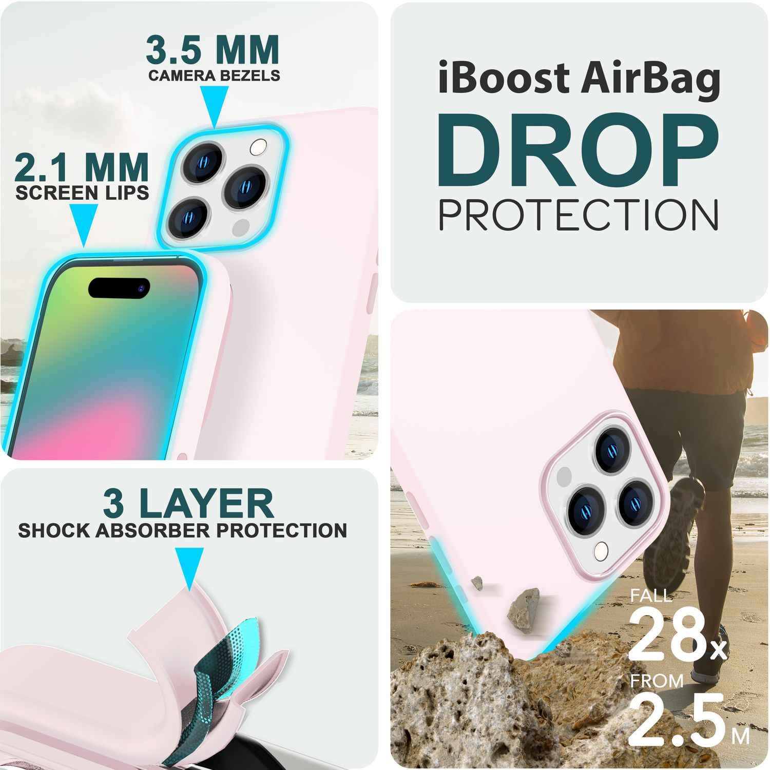 MagSafe Hülle für iPhone 15 Pro Max Liquid Silikon Handyhülle Magnet Case Schutz