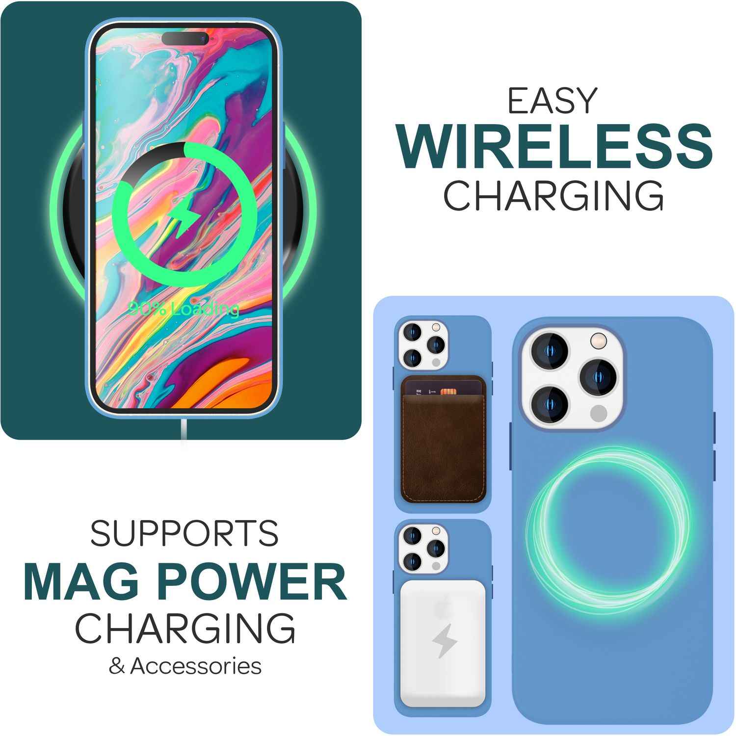 MagSafe Hülle für iPhone 15 Pro Max Liquid Silikon Handyhülle Magnet Case Schutz