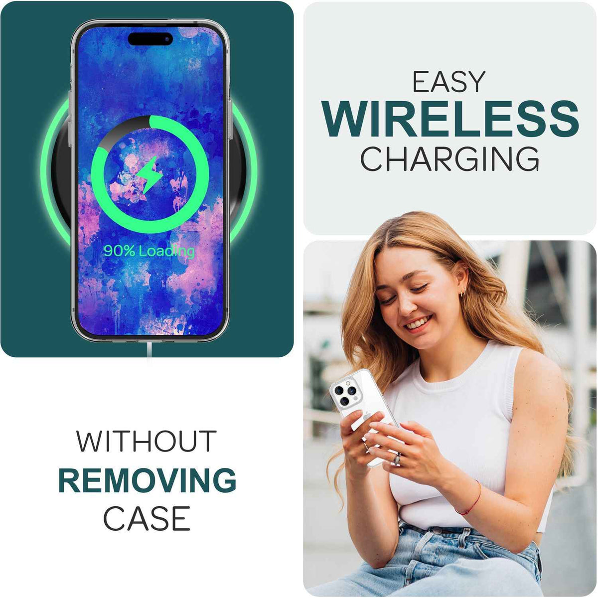 Klare Hülle für iPhone 15 Pro Clear Case Silikon Handyhülle Schutz Tasche Cover