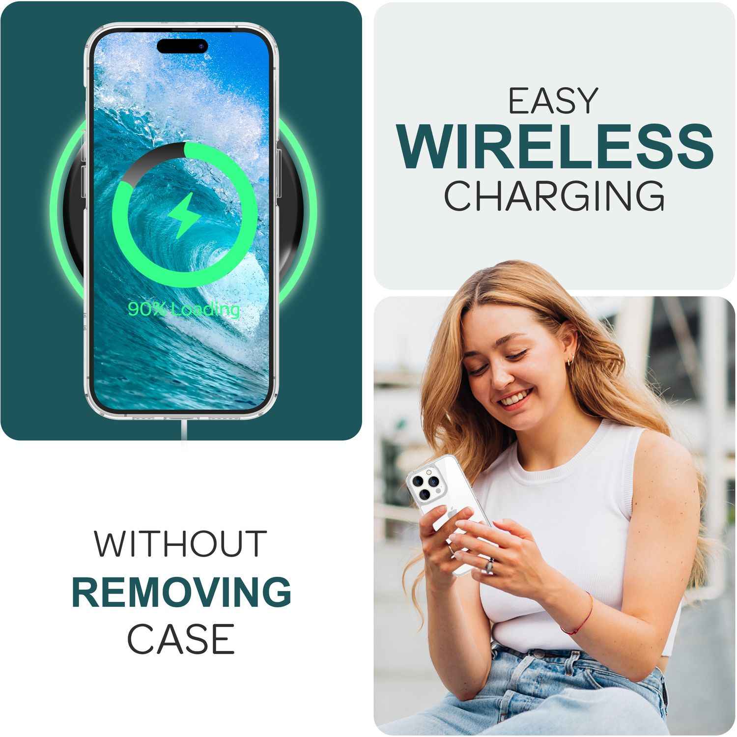 Hülle Klar für iPhone 15 Pro Clear Hard Case Schutz Tasche Handyhülle Cover Etui