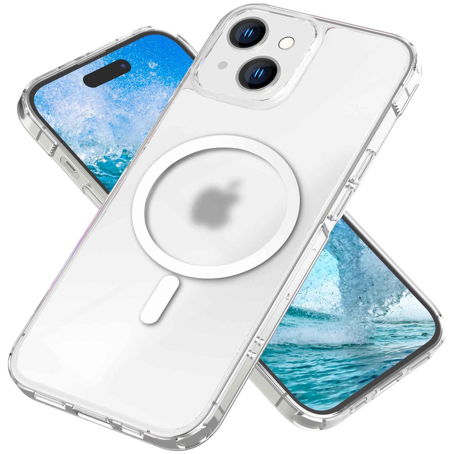 MagSafe Hülle Matt für iPhone 15 Plus Frosted Case Magnet Handyhülle Schutzhülle