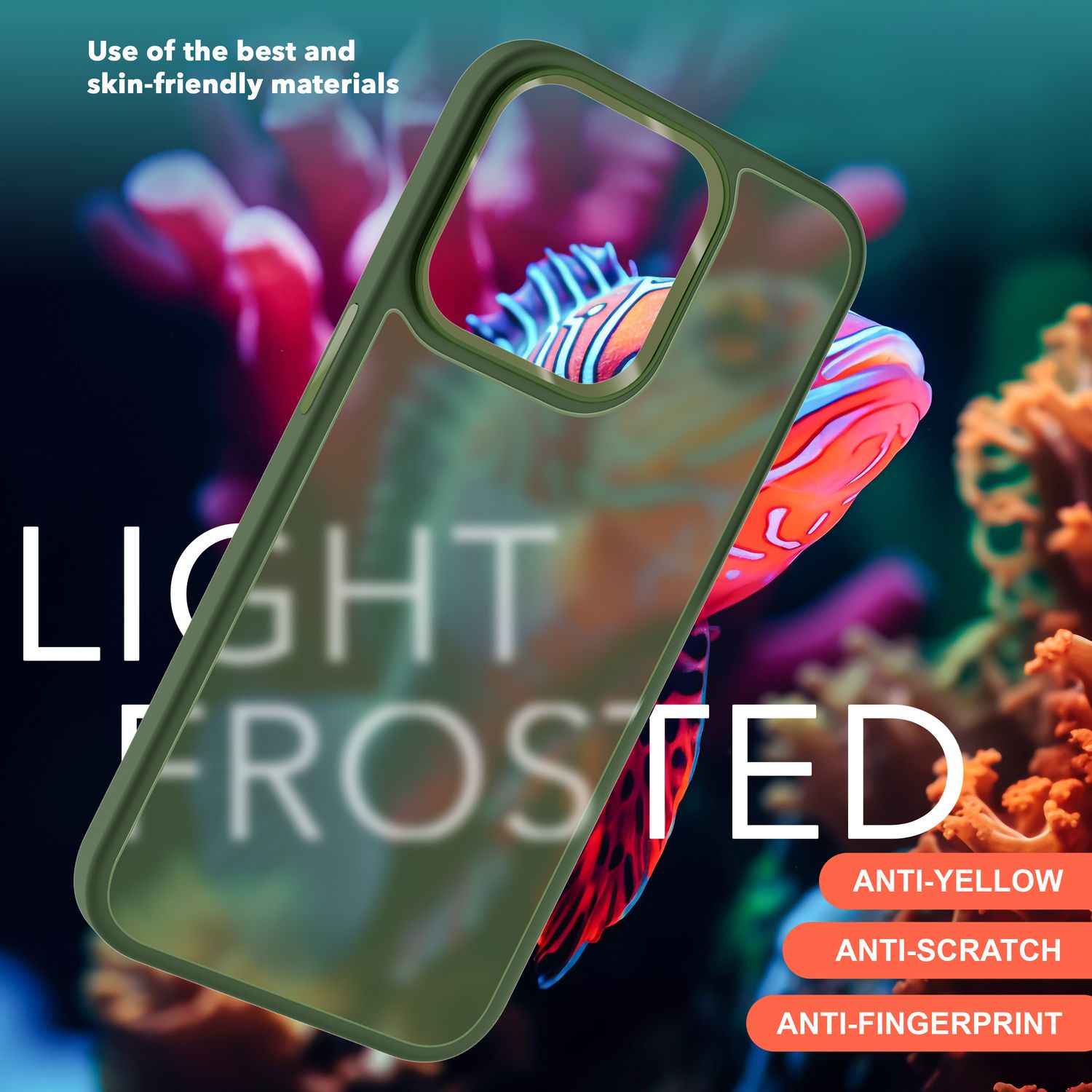 Hybrid Hülle für iPhone 15 Frosted Case Handyhülle Schutz Rand Handy Tasche Etui
