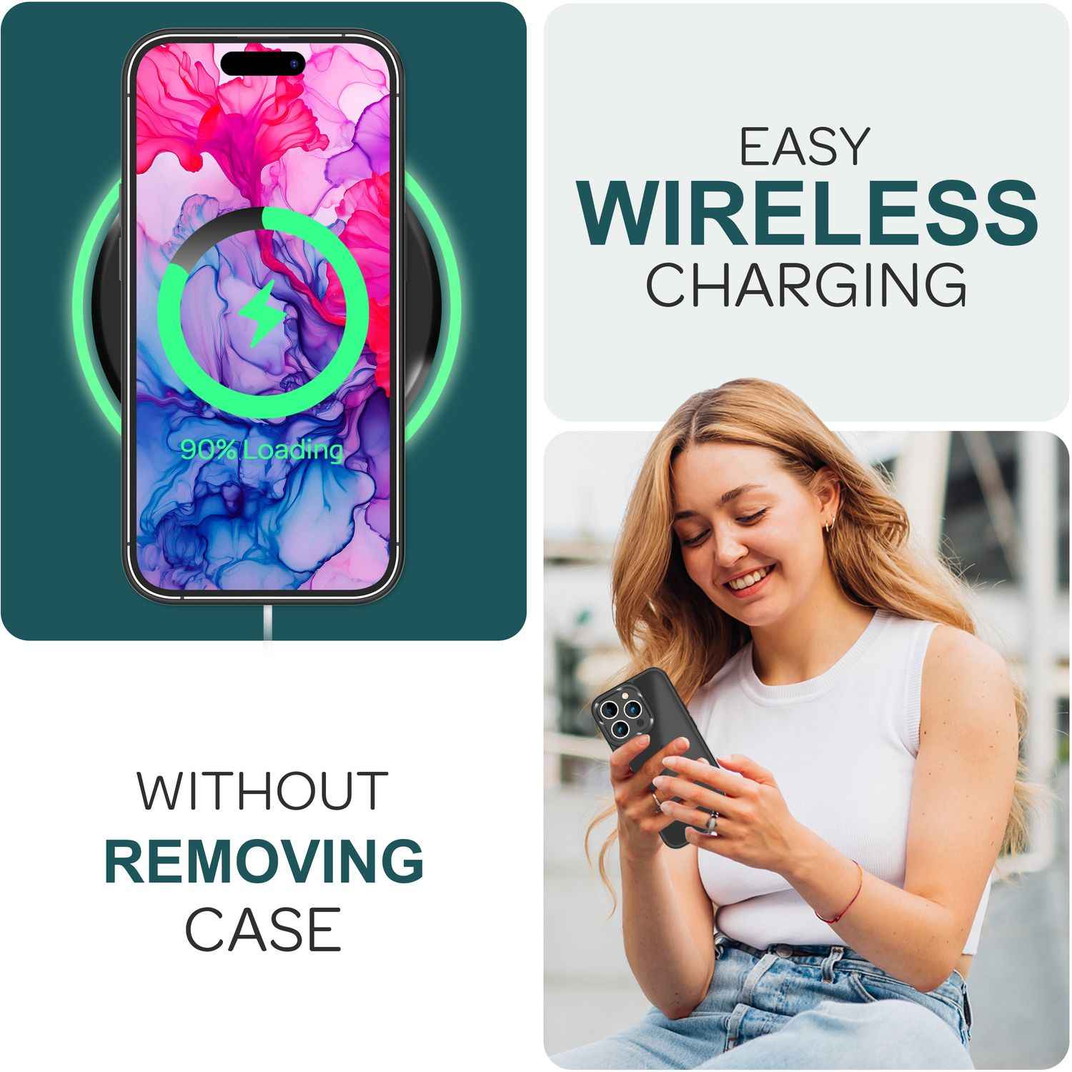 Hybrid Hülle für iPhone 15 Pro Max Frosted Case Schutz Rand Magnet Handyhülle