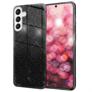 NALIA Hybrid Glitzerhülle für Samsung Galaxy S24 Plus Hülle, Glänzende Glitzer Schutzhülle mit verstärktem Silikon