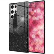 NALIA Hybrid Glitzerhülle für Samsung Galaxy S24 Ultra Hülle, Glänzende Glitzer Schutzhülle mit verstärktem Silikon