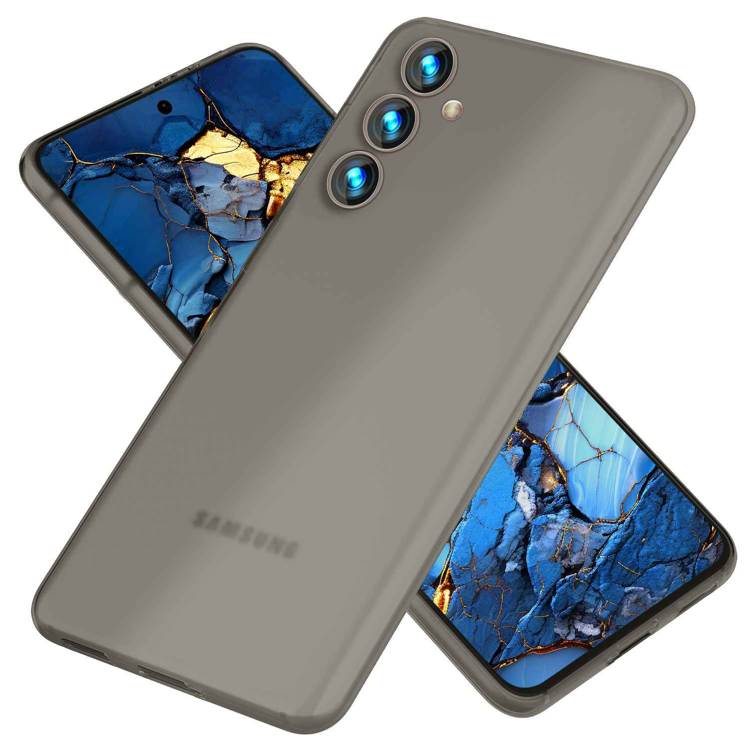 NALIA Extrem Dünnes Hardcase für Samsung Galaxy S24 Hülle, 0,3mm Ultra Schlanke Schutzhülle Extra Slim