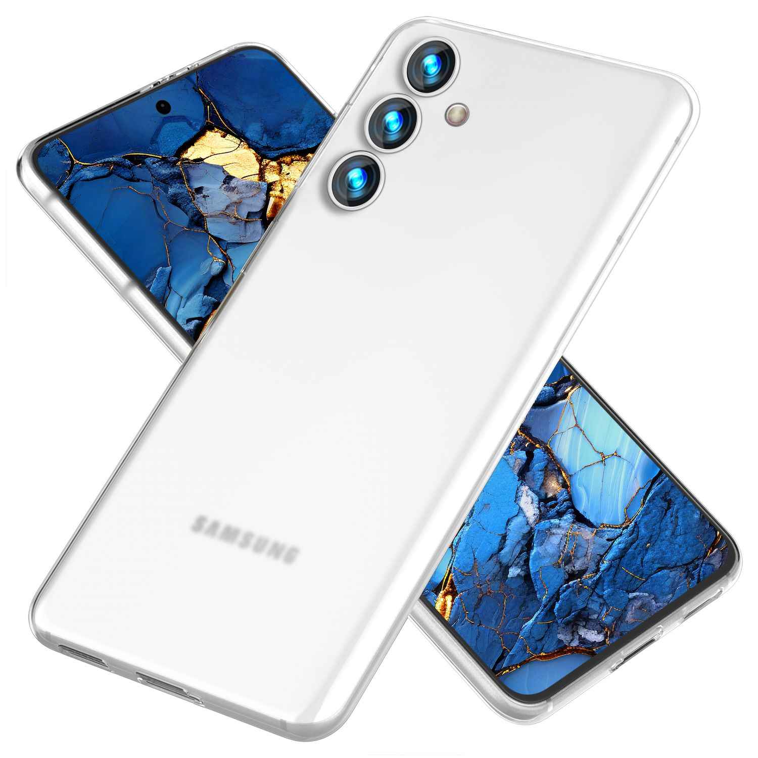 NALIA Extrem Dünnes Hardcase für Samsung Galaxy S24 Hülle, 0,3mm Ultra Schlanke Schutzhülle Extra Slim
