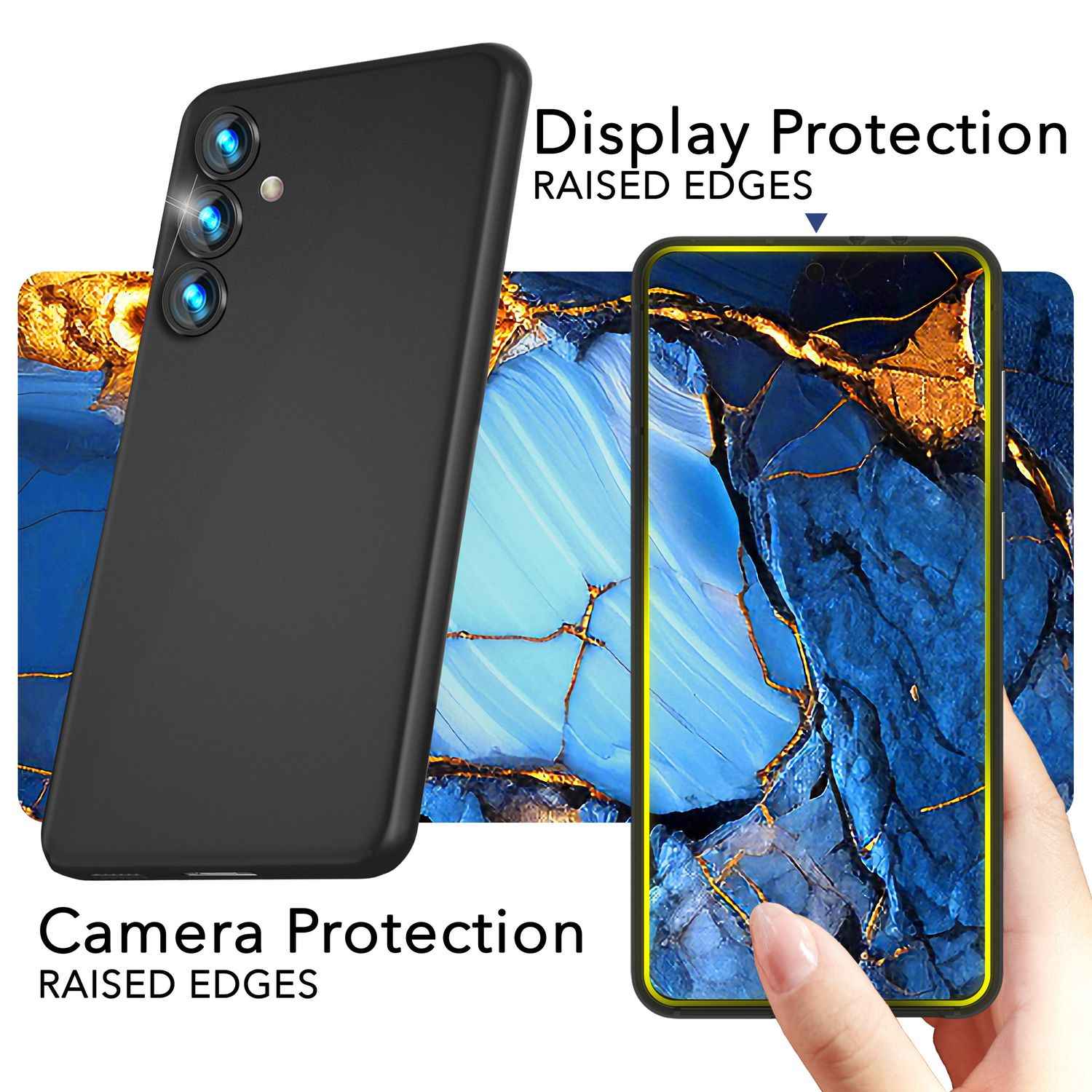 NALIA Extrem Dünnes Hardcase für Samsung Galaxy S24 Hülle, 0,3mm Ultra Schlanke Schutzhülle Extra Slim