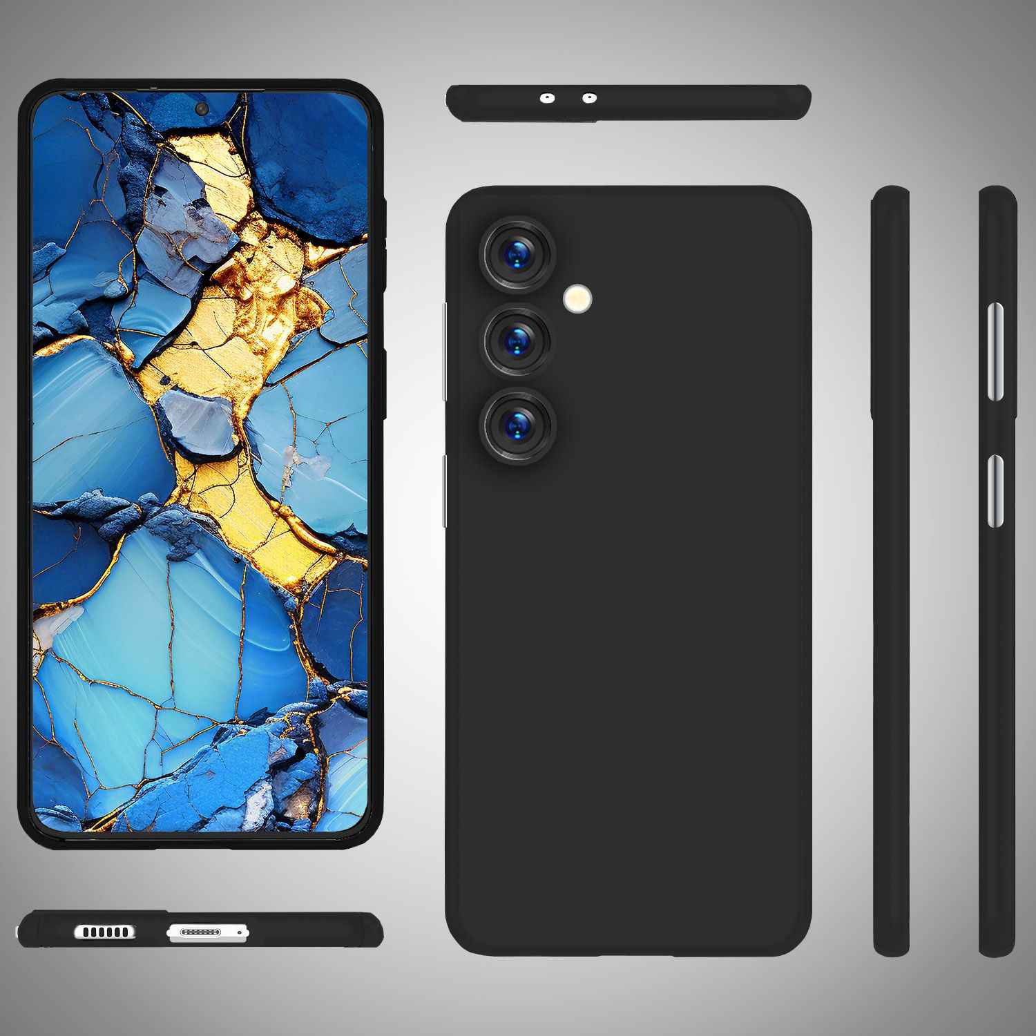 NALIA Extrem Dünnes Hardcase für Samsung Galaxy S24 Hülle, 0,3mm Ultra Schlanke Schutzhülle Extra Slim