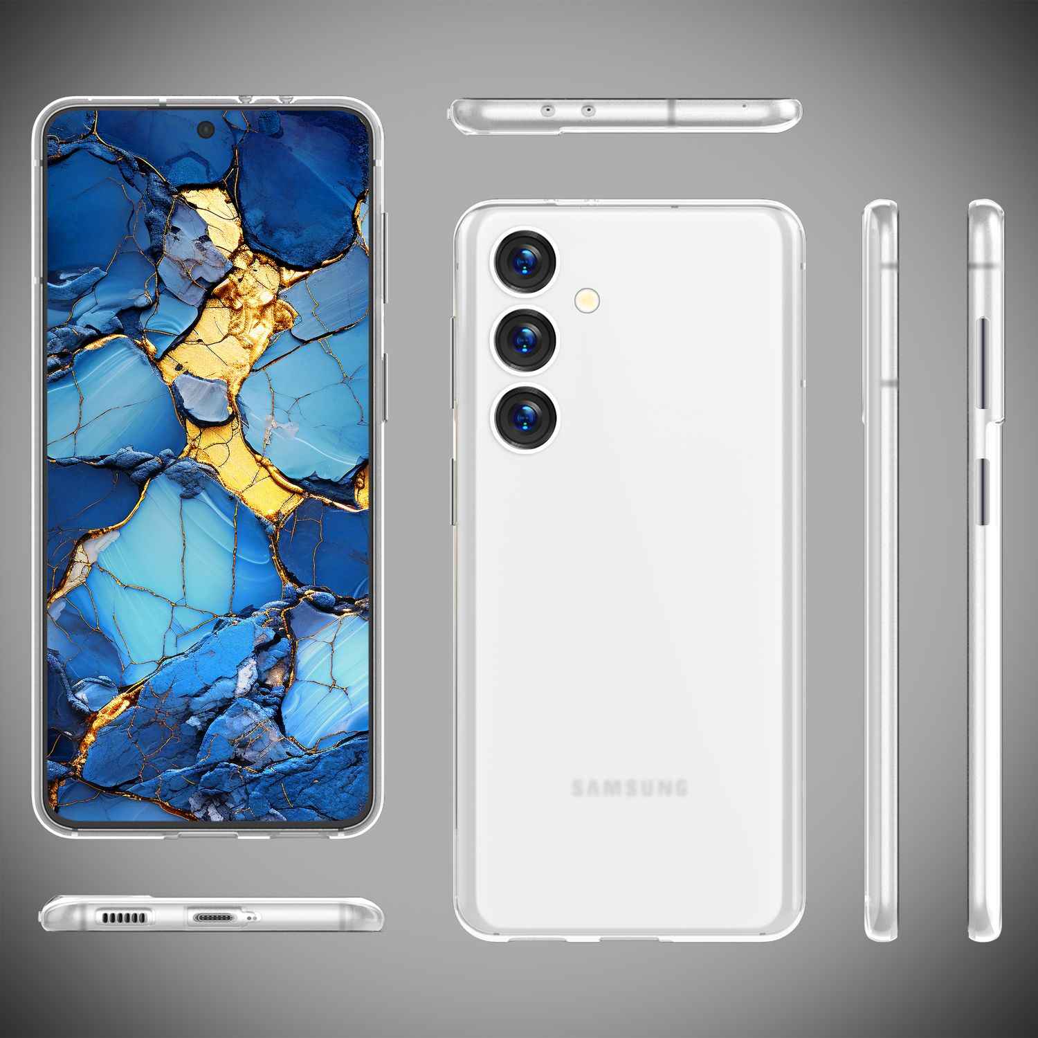 NALIA Extrem Dünnes Hardcase für Samsung Galaxy S24 Plus Hülle, 0,3mm Ultra Schlanke Schutzhülle, Extra Slim Cover Matt
