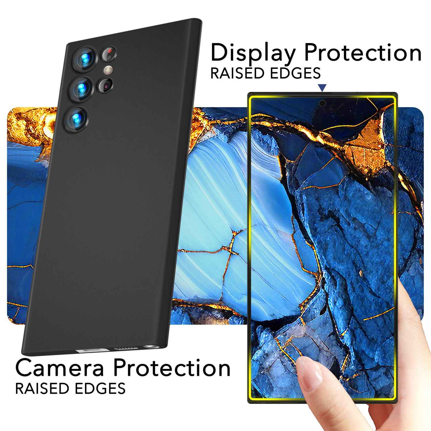 NALIA Extrem Dünnes Hardcase für Samsung Galaxy S24 Ultra Hülle, 0,3mm Ultra Schlanke Schutzhülle Slim