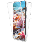 NALIA Klare 360-Grad Schutzhülle für Samsung Galaxy S24 Hülle, Transparenter Rundum-Schutz, Durchsichtig & Anti-Gelb