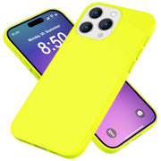 NALIA Bunte Neon Silikonhülle für iPhone 16 Pro, Hülle mit Intensiver Farbe, Rutschfeste Handyhülle, Soft Cover