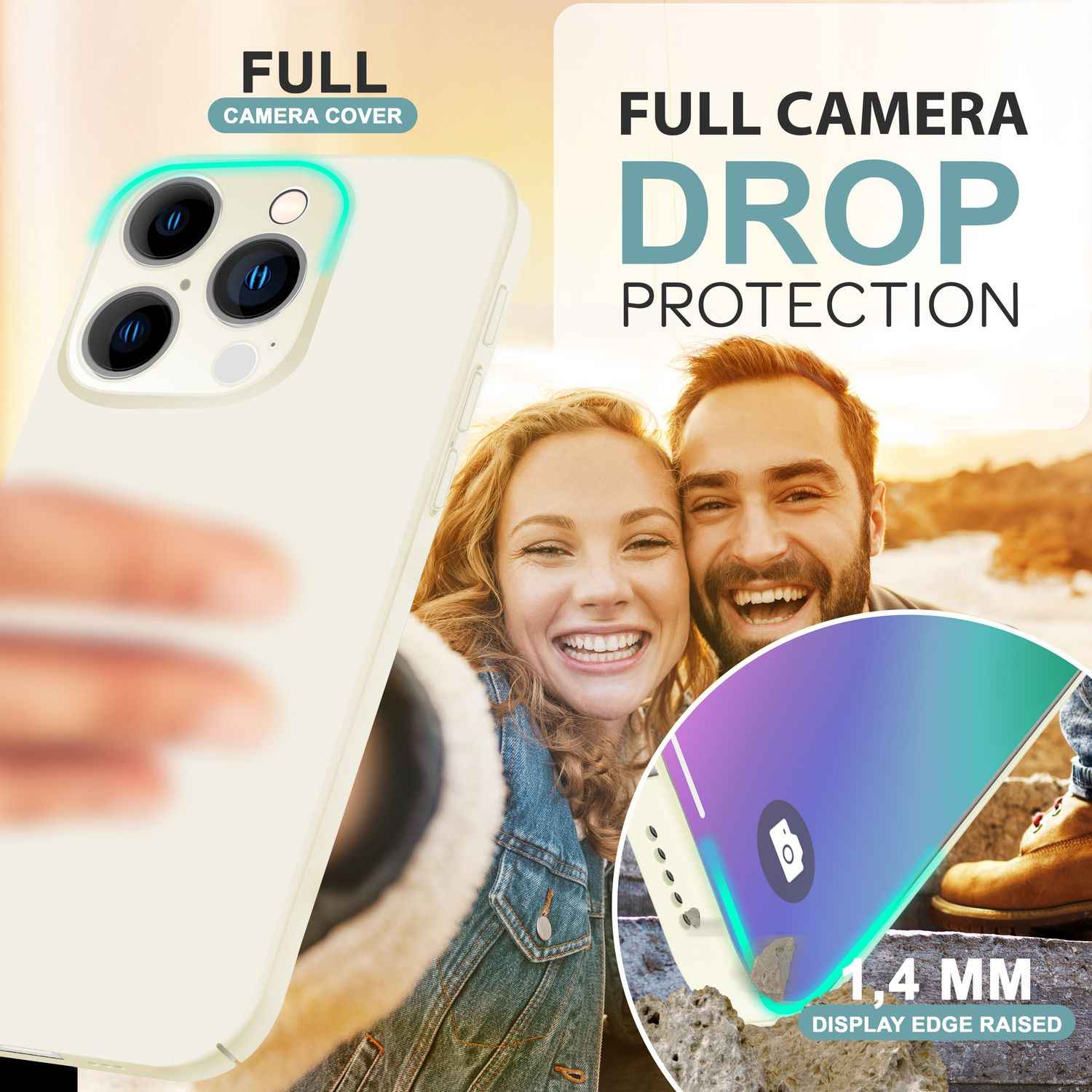 NALIA Ultra Dünne Harte Hülle für iPhone 16 Pro Max, Leicht Schlank 0,5mm Handyhülle, Rutschfeste Schutzhülle