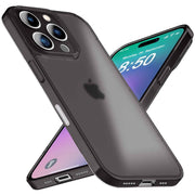 NALIA Extrem Dünne Schutzhülle für iPhone 16 Pro, 0,3mm Schlank Ultra Slim Hülle, Semi-Transparente Handyhülle