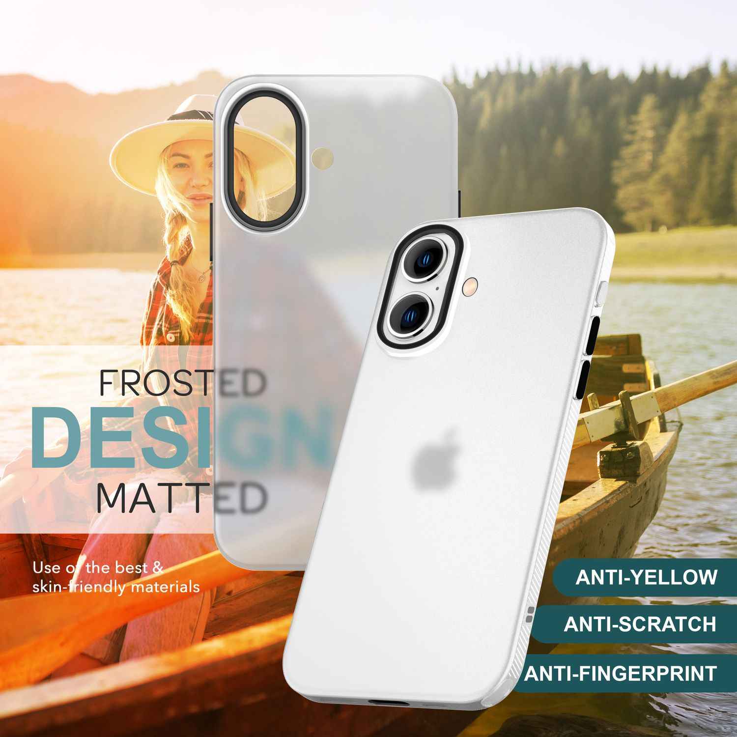 NALIA Fein Mattierte Silikonhülle für iPhone 16, Rutschfeste Handyhülle, Stoßfeste Fallschutz Hülle