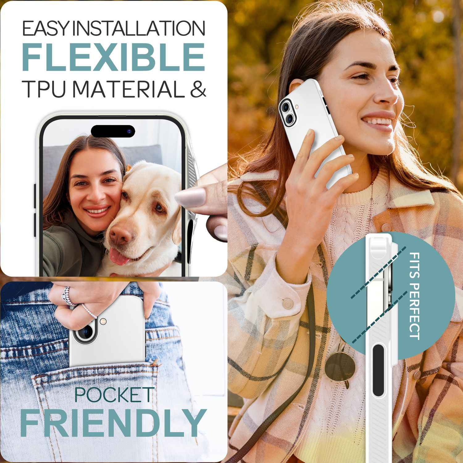 NALIA Fein Mattierte Silikonhülle für iPhone 16, Rutschfeste Handyhülle, Stoßfeste Fallschutz Hülle