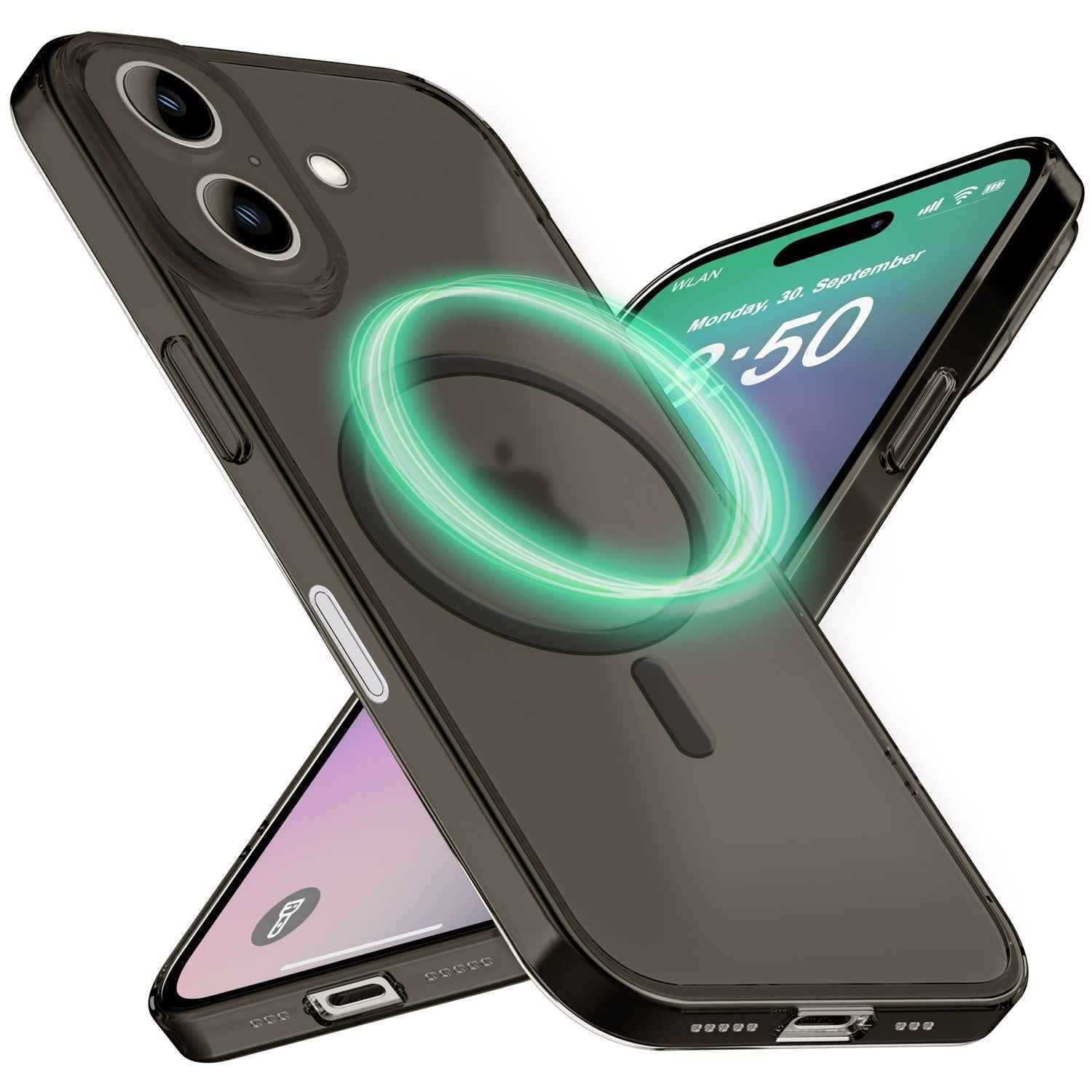 NALIA Extrem Dünne MagSafe Hülle für iPhone 16, 0,3mm Ultra Schlanke Schutzhülle, Leichte Handyhülle