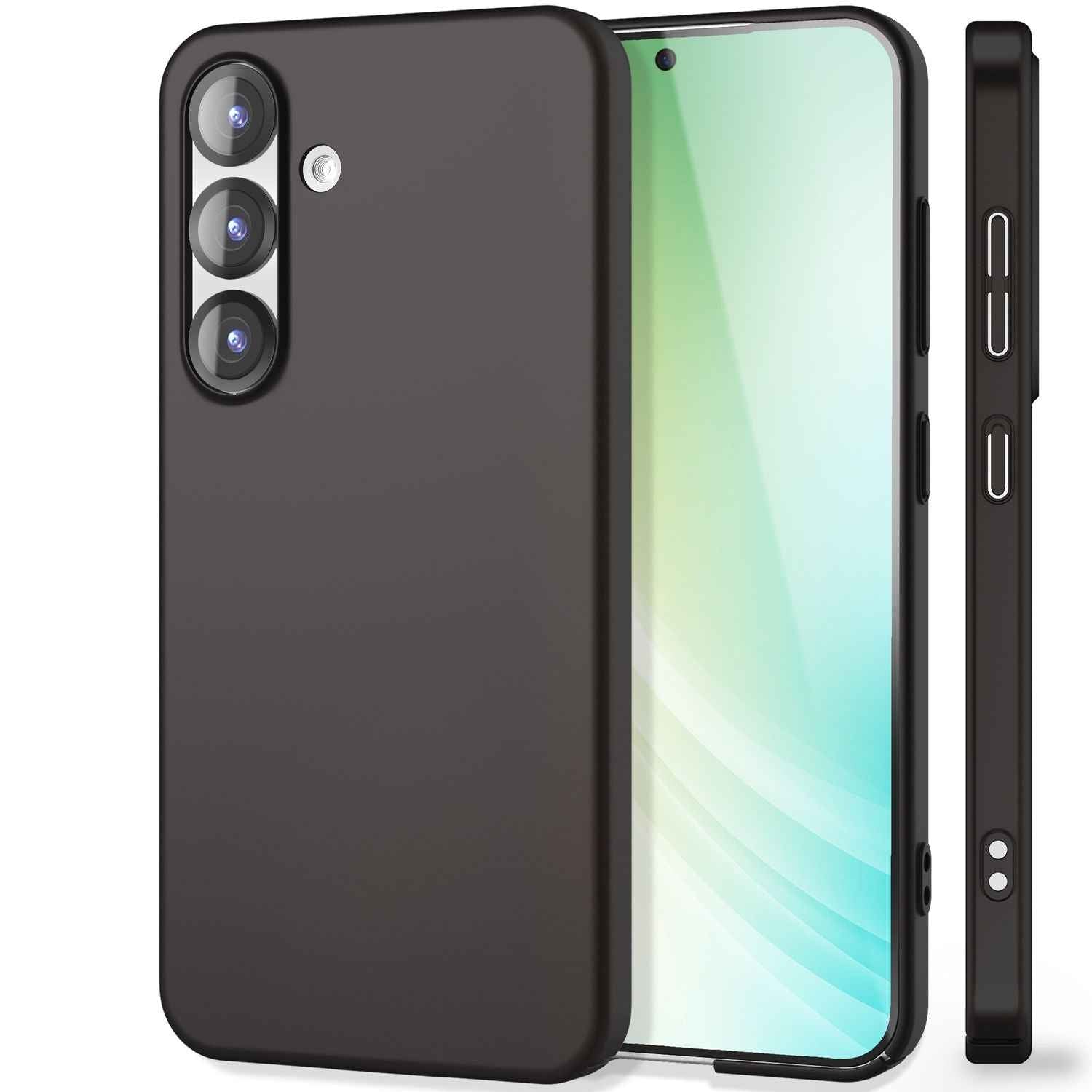 NALIA PureFit für Samsung Galaxy S25 Plus Hülle, Schlanke 0,5mm Schutzhülle im Mattierten Ultra-Slim Design, Dünnes Leichtes Hardcover, Fingerabdruck-Resistent