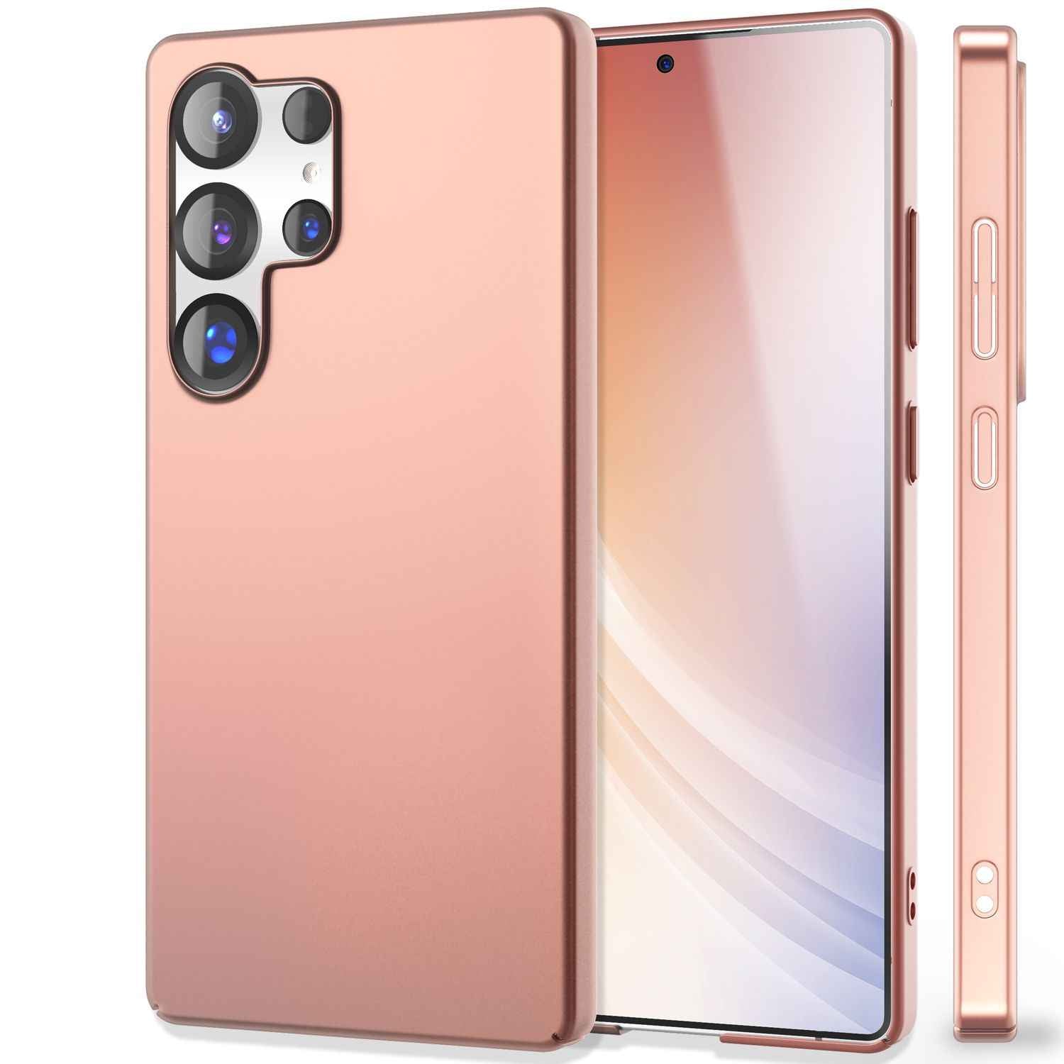 NALIA PureFit für Samsung Galaxy S25 Ultra Hülle, Extra Slim 0,5mm Hardcover, Leichte Dünne Elegante Schutzhülle, Mattierte Fingerabdruck-Resistente Handyhülle