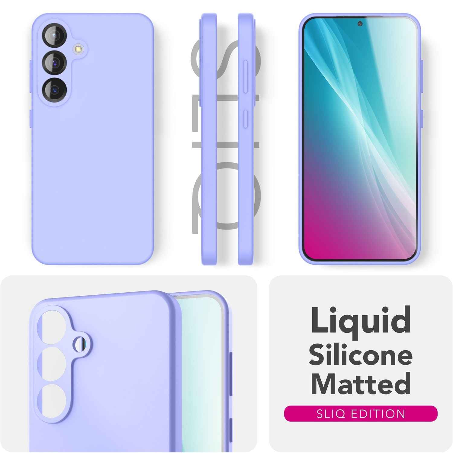 NALIA Phoenix für Samsung Galaxy S25 Plus Hülle, Abwischbare Geschmeidige Flüssigsilikon Handyhülle, Inneres Mikrofaser-Futter, Samtig Weiche Silikon Schutzhülle