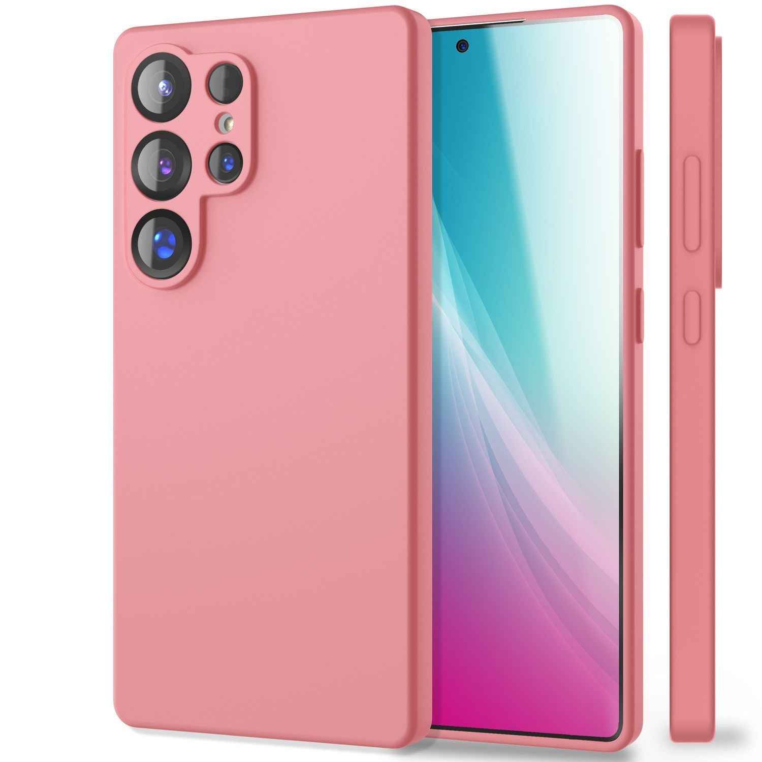 NALIA Phoenix für Samsung Galaxy S25 Ultra Hülle, Abwischbare Samt-Weiche Flüssigsilikon Handyhülle, Mikrofaser-Innenfutter, Dünne Rutschfeste Silikon Schutzhülle