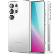 NALIA Blyss für Samsung Galaxy S25 Ultra Hülle, Hochtransparente Kratzfeste Handyhülle, Harte Robuste Rückseite und Anti-Schock Silikon-Rahmen, Klare Schutzhülle, Anti-Gelb Effekt