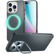 NALIA Overland für iPhone 16 Pro Max Hülle [für MagSafe], Ultra-Flaches Hardcase, Versteckter Magnetring, Kamera Kickstand, Leicht & Dünn, Mattiertes Finish Design