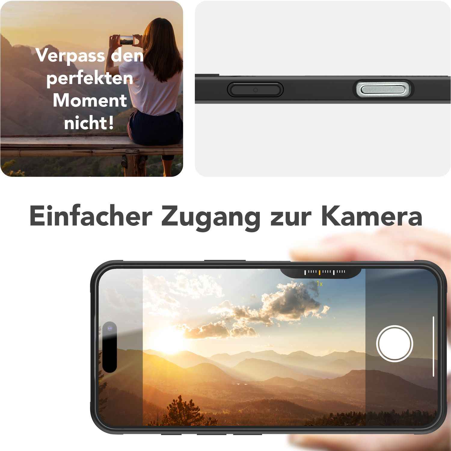 NALIA Stormguard für iPhone 16 Pro Max Hülle [für MagSafe], Stoßfestes Panzer Case, 360° Rotierbarer Ringhalter, Bruchsicher, Starker MagPower Magnet, Armor Schutz
