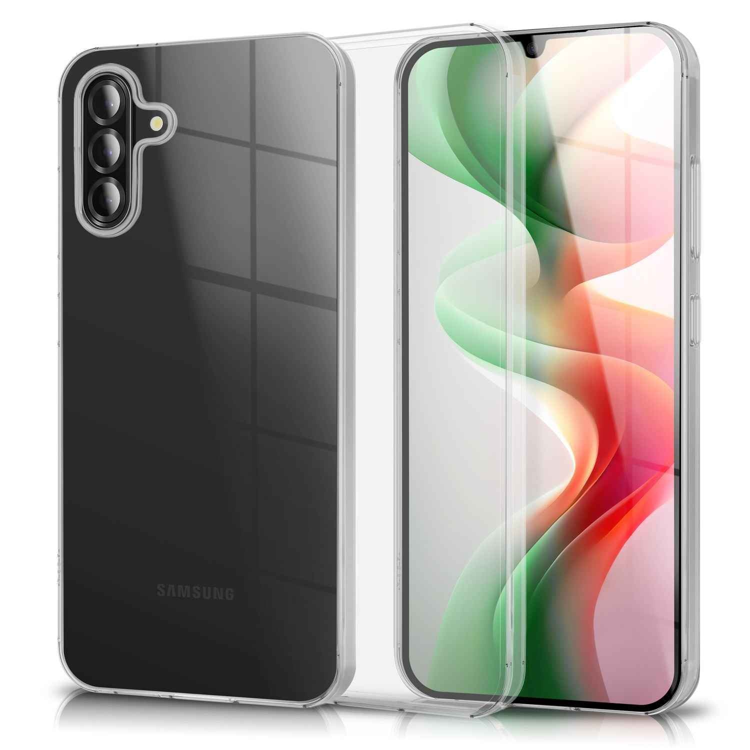 NALIA GLAZE Hülle für Samsung Galaxy A26 – Flexibles TPU Cover in Transparenz, Durchsichtig & Schlank, Passgenaue Silikon Schutzhülle, Dünn & Dezent, Strapazierfähige Handyhülle