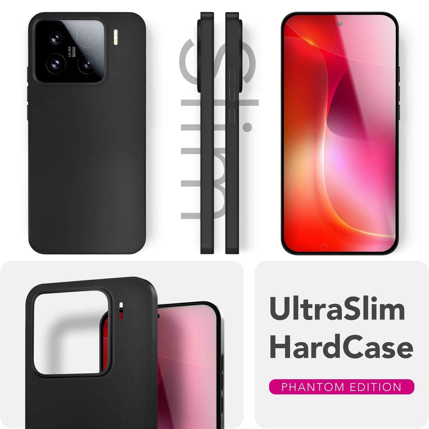 NALIA Phantom Hülle für Xiaomi 15 – Ultradünnes 0,3mm Cover, Mattes Finish, Anti-Fingerprint, Federleichte Handyhülle im Slim Design, Minimalistische Schutzhülle