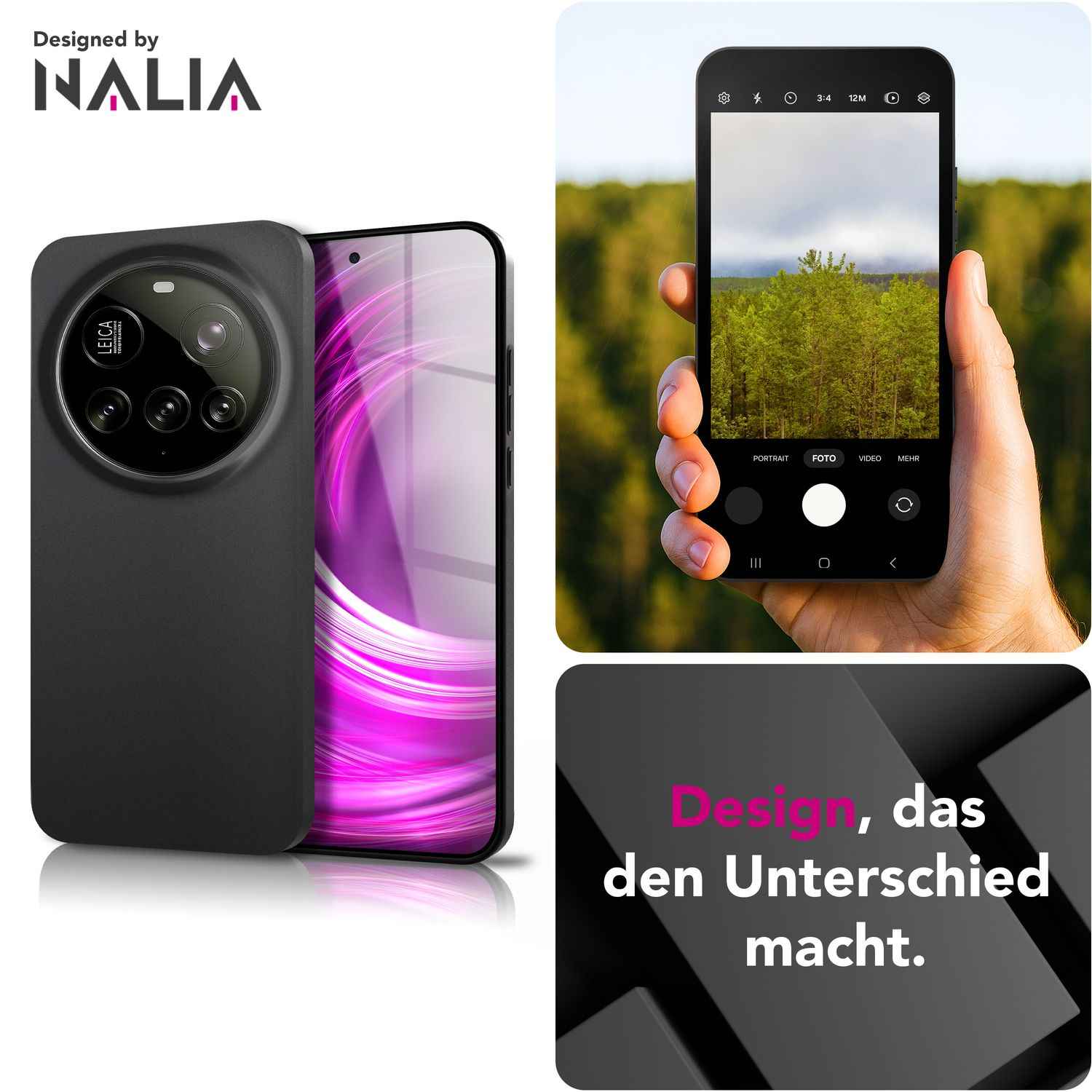 NALIA Phantom Hülle für Xiaomi 15 Ultra – Ultradünnes 0,3mm Hardcase, Mattierte Oberfläche, Anti-Fingerprint, Leichtes Slim Phone Cover, Minimalistische Handyhülle