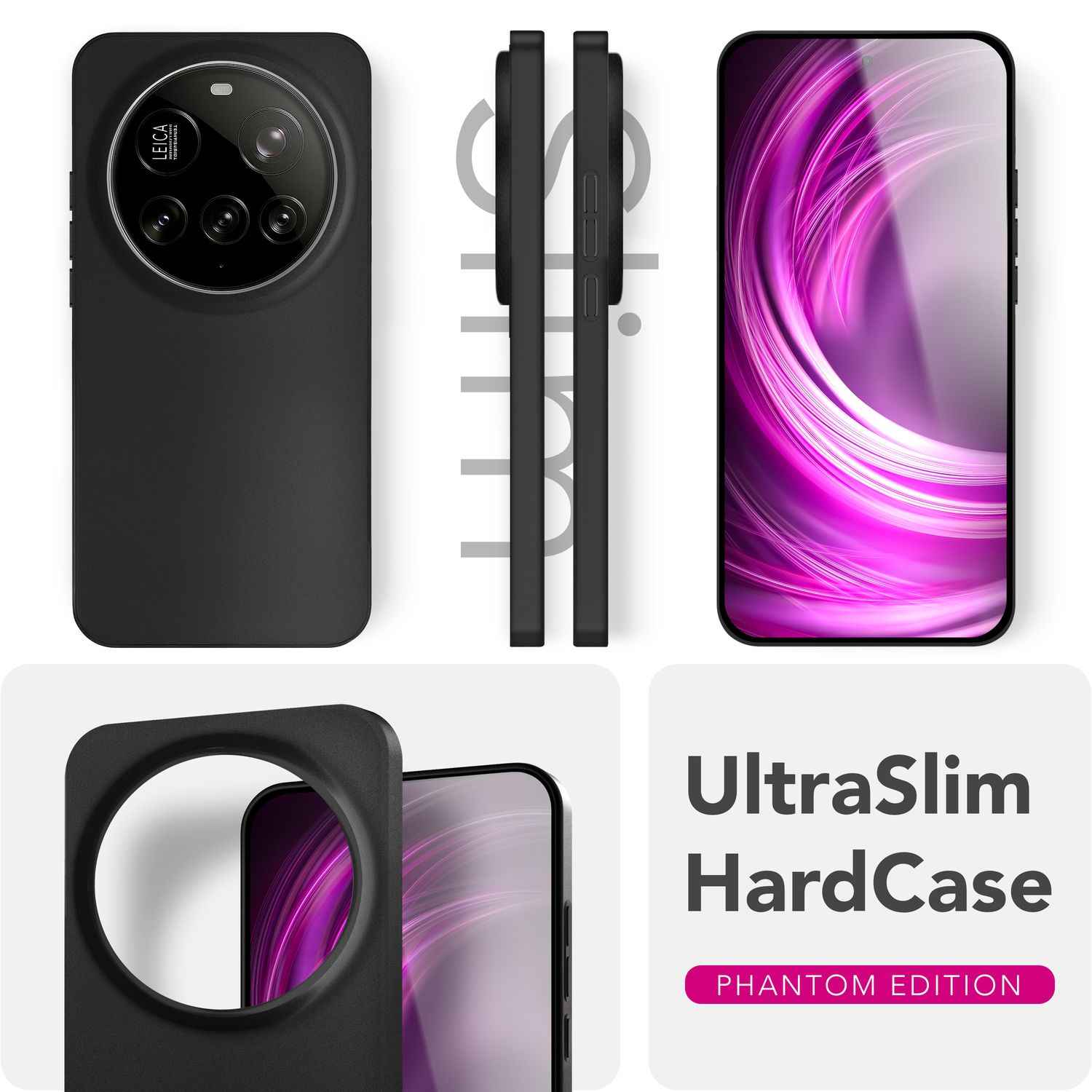 NALIA Phantom Hülle für Xiaomi 15 Ultra – Ultradünnes 0,3mm Hardcase, Mattierte Oberfläche, Anti-Fingerprint, Leichtes Slim Phone Cover, Minimalistische Handyhülle