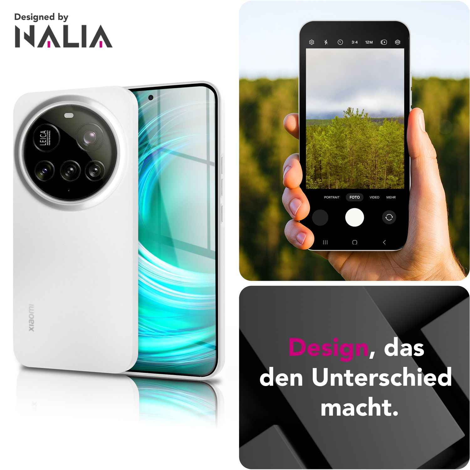 NALIA Phantom Hülle für Xiaomi 15 Ultra – Ultradünnes 0,3mm Hardcase, Mattierte Oberfläche, Anti-Fingerprint, Leichtes Slim Phone Cover, Minimalistische Handyhülle