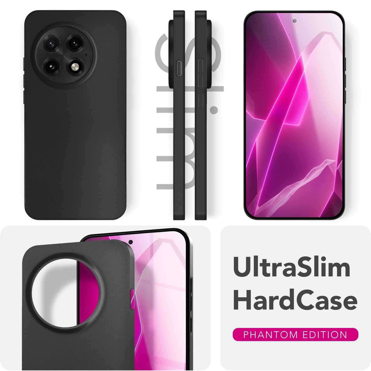 NALIA Phantom Hülle für OnePlus 13 – Ultradünnes 0,3mm Handycase, Matt Beschichtet, Anti-Fingerprint Cover, Extrem Leichtes Hardcase, Schutzhülle im Minimal-Style