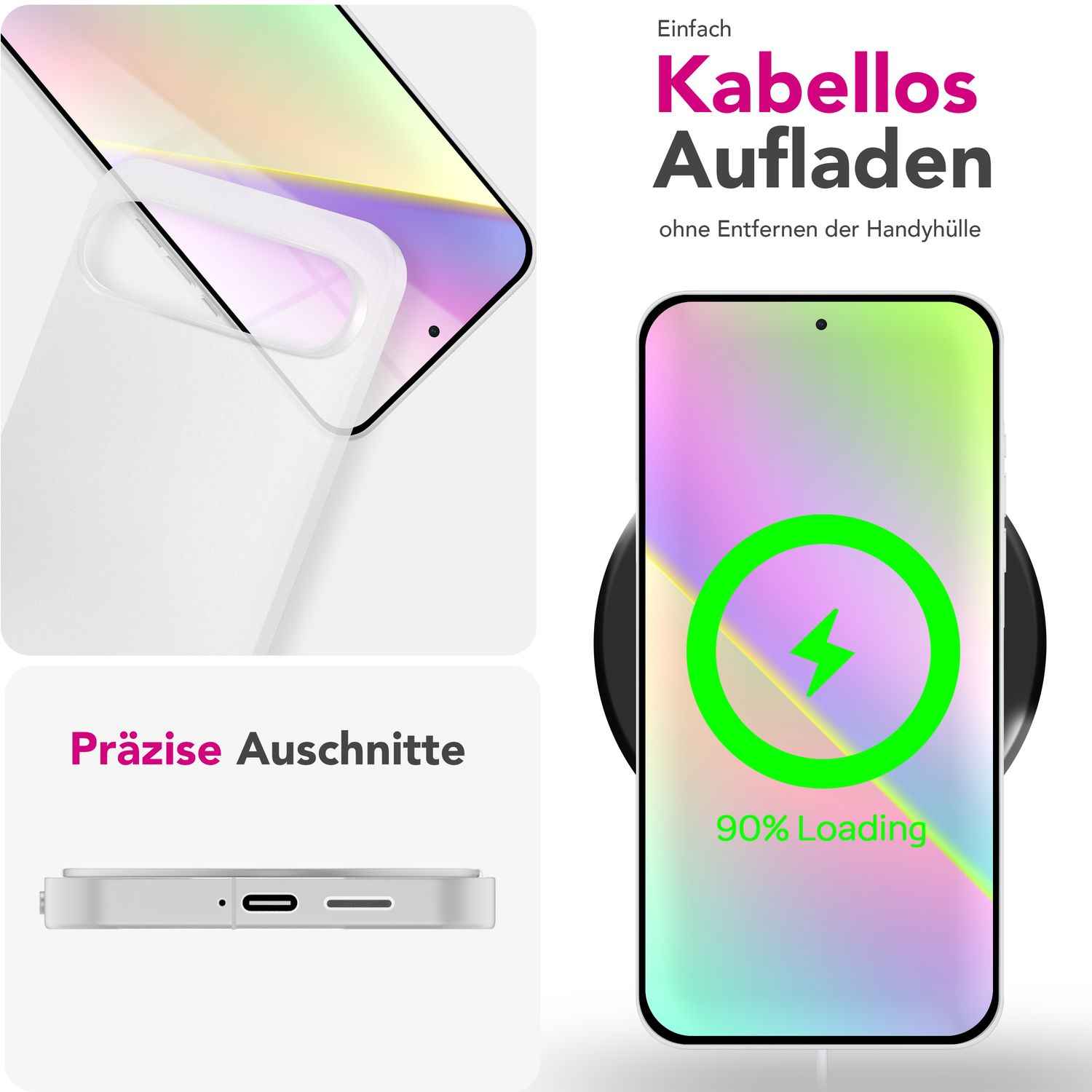 NALIA Phantom Hülle für Google Pixel 9 Pro – 0,3mm Dünnes Handycase, Leichtes Hardcover mit matter Oberfläche, Anti-Fingerprint Schutzhülle im Sleek Design