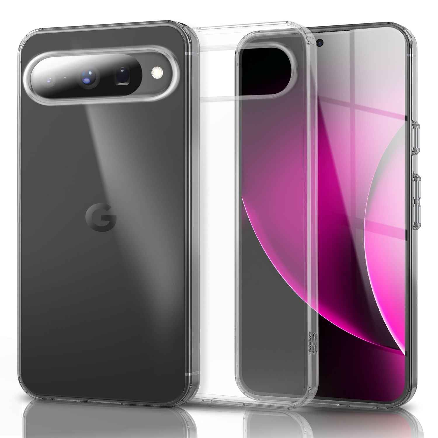 NALIA Hülle GLAZE für Google Pixel 10 (Kristallklare Silikonhülle) - Schlankes TPU Case Transparent, Anti-Gelb Effekt, Flexibel & Kratzfest, Handy Cover, Schutzhülle Durchsichtig