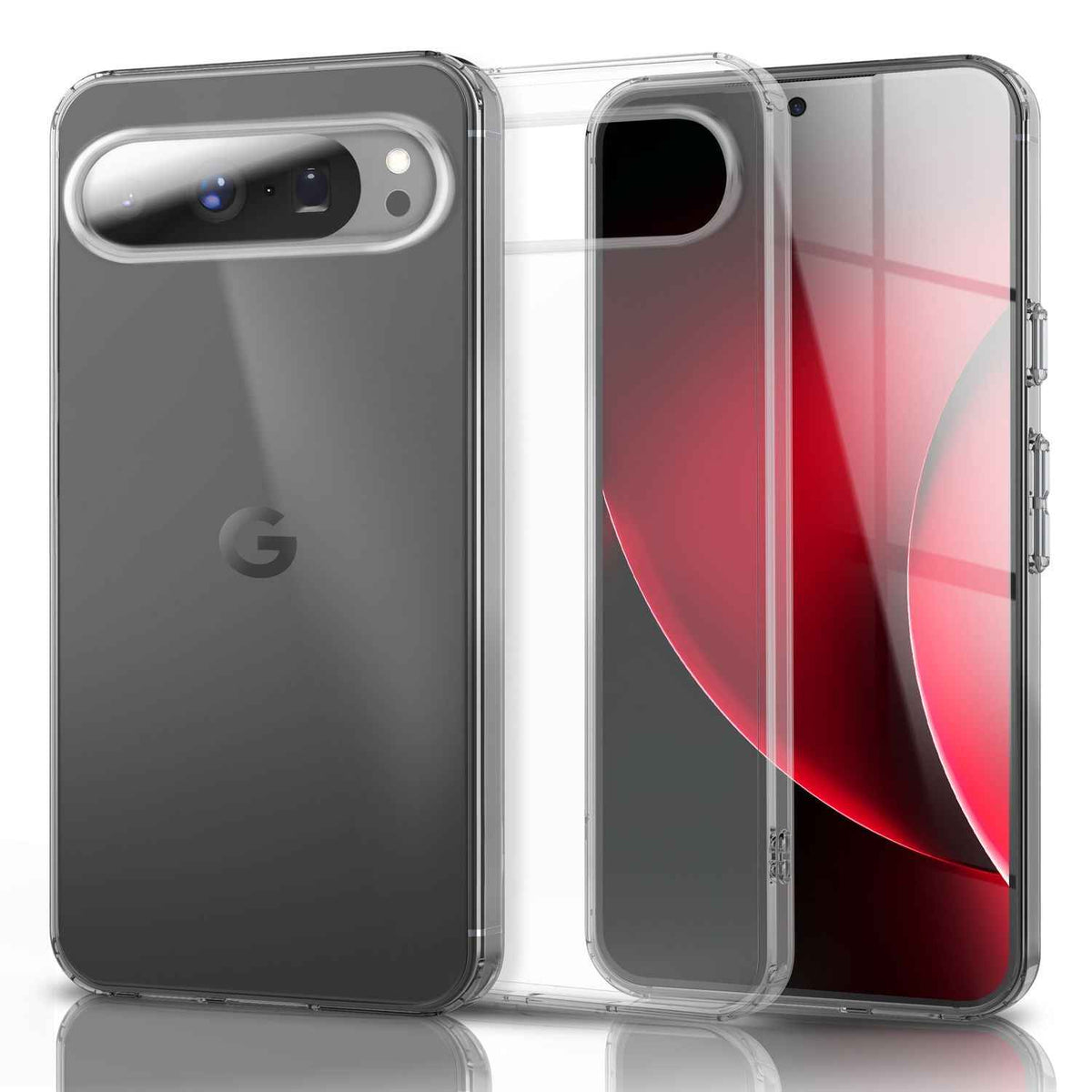 NALIA Hülle GLAZE für Google Pixel 10 Pro (Kristallklare Silikonhülle) - Transparentes TPU Cover, Dünn & Flexibel, Anti-Gelb Beschichtung, Handy Schutzhülle Durchsichtig