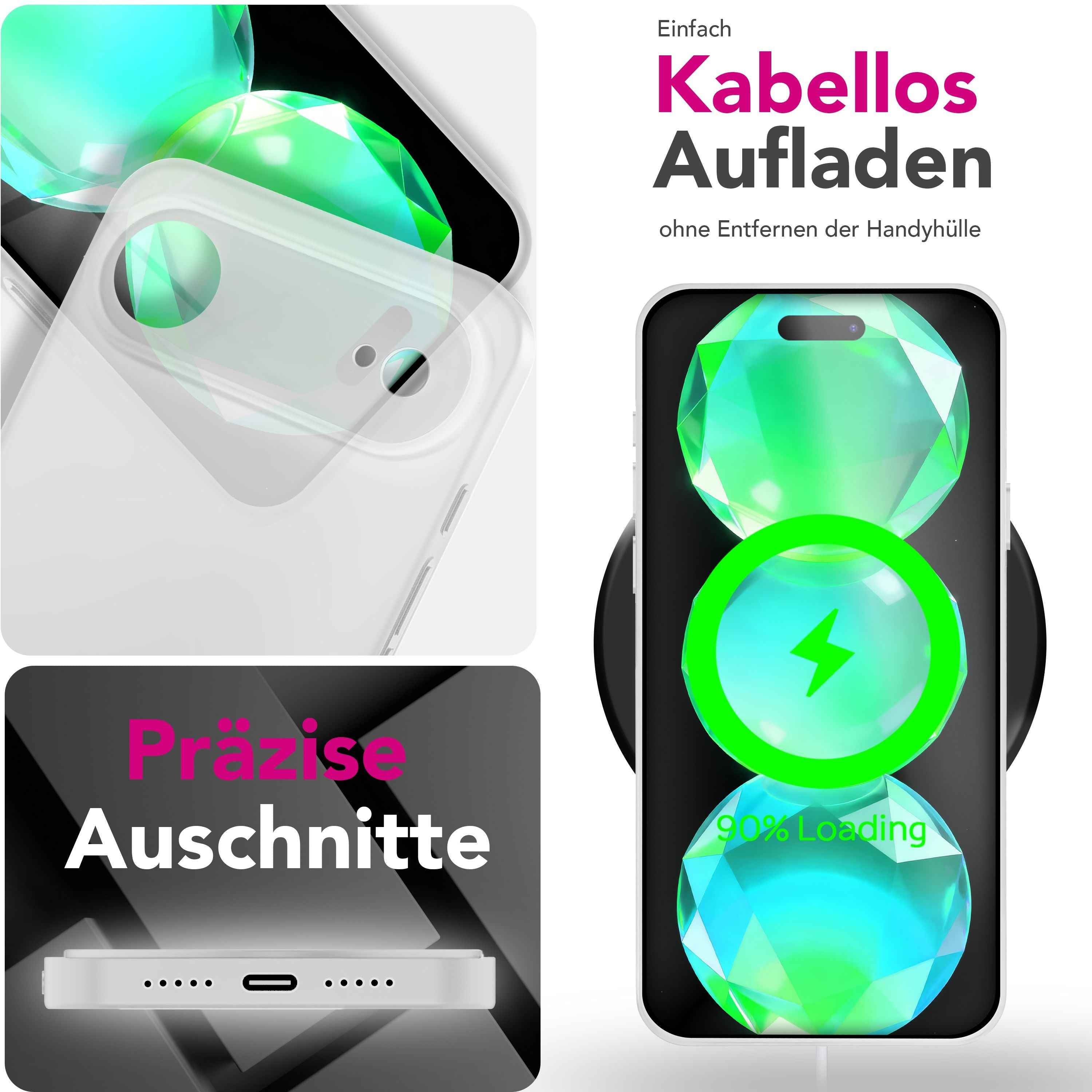 NALIA Hülle Phantom für Apple iPhone 17 Air (Extrem Dünn) - Ultraflaches 0,3mm Hardcase, Mattiert & Anti-Fingerprint, Slim Design Cover, Federleichte Schutzhülle