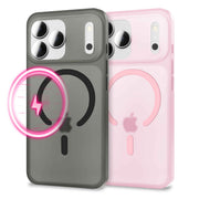 NALIA MagSafe Hülle Thinix für Apple iPhone 17 Pro (Extrem Dünn mit MagPower) - 0,3mm Super-Slim Hardcase, Matt Frosted Look, Anti-Fingerprint, Griffig & Leicht