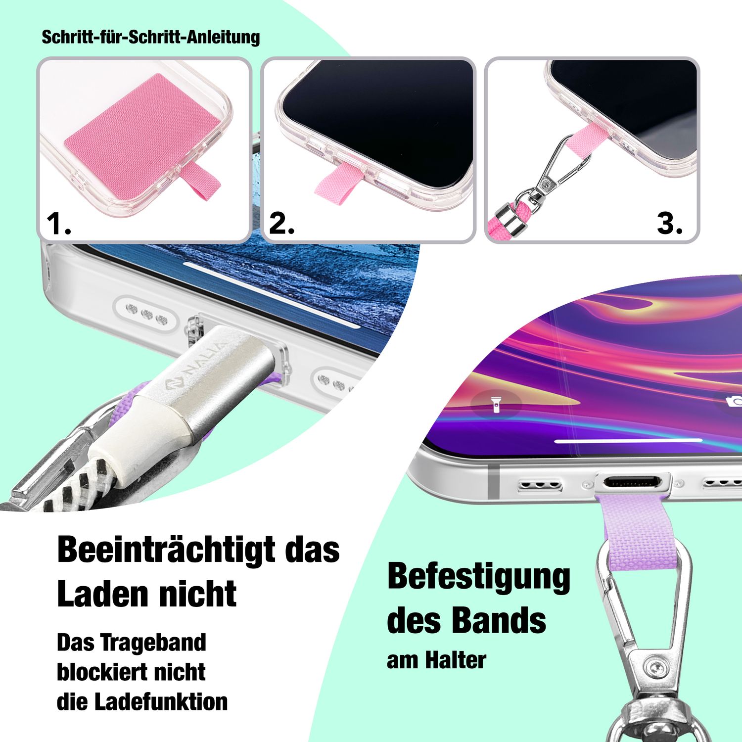 Handy-Kette 160 cm | NALIA Berlin